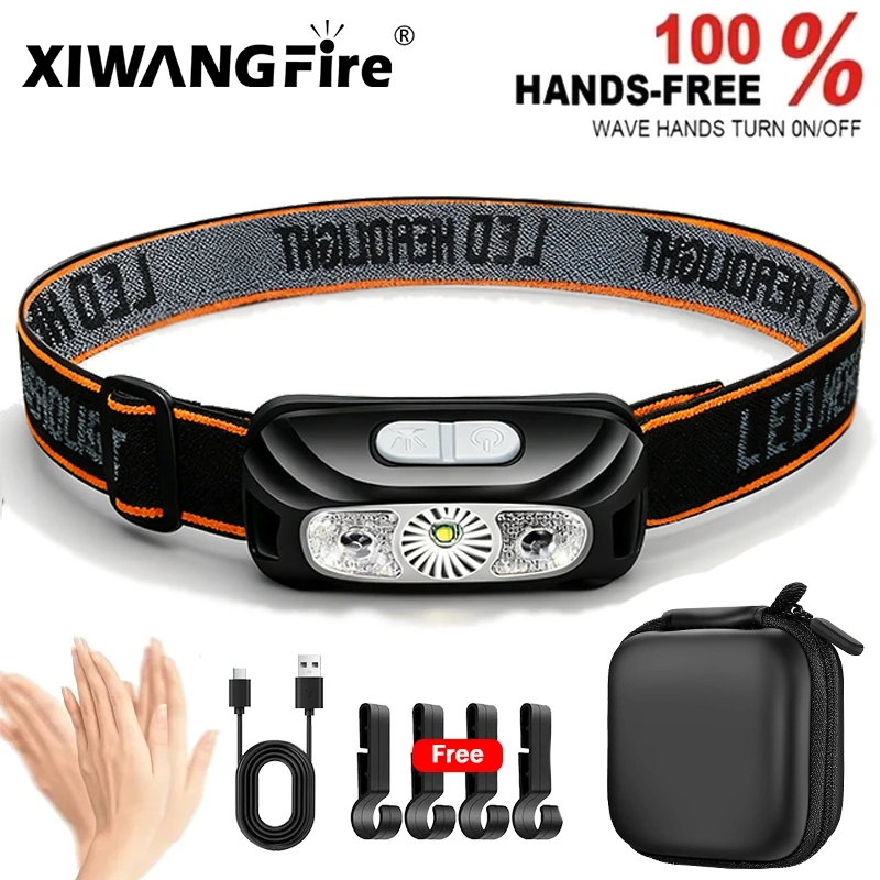 Outdoor Lighting Beacon - Strong Light Headlamp Portable LED Sensor