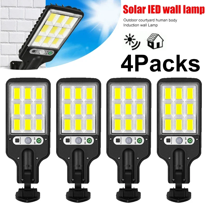 Outdoor Lighting Garden - Powerful LED Solar Outdoor Courtyard Wall