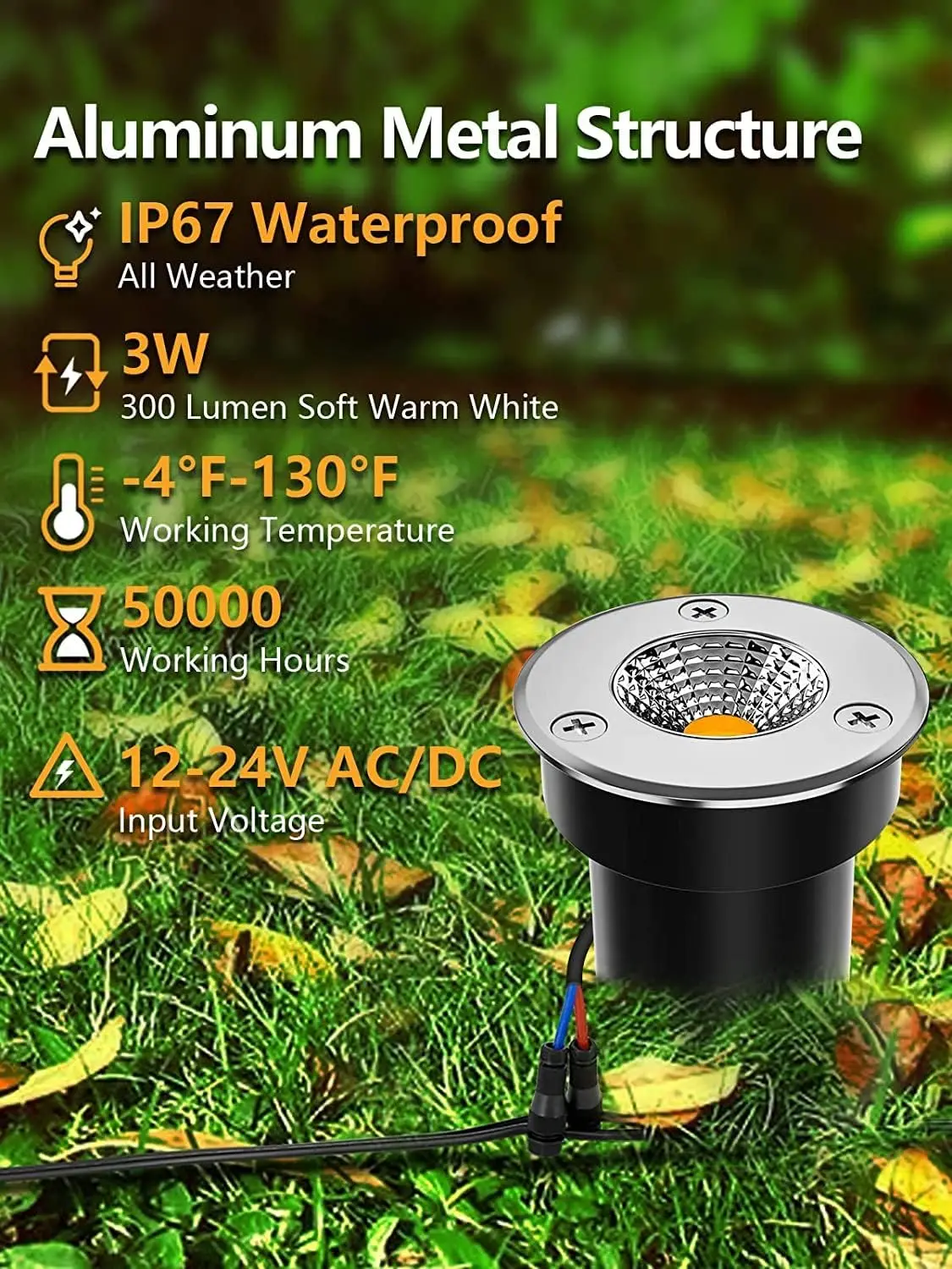 IP67 Waterproof LED Outdoor Ga - đánh giá và giá Ground Light Recessed