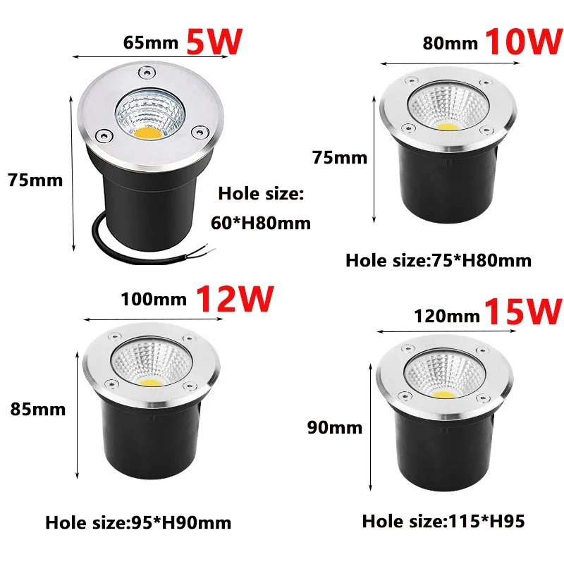 IP67 Waterproof LED Outdoor Ga - đánh giá và giá Ground Light Recessed