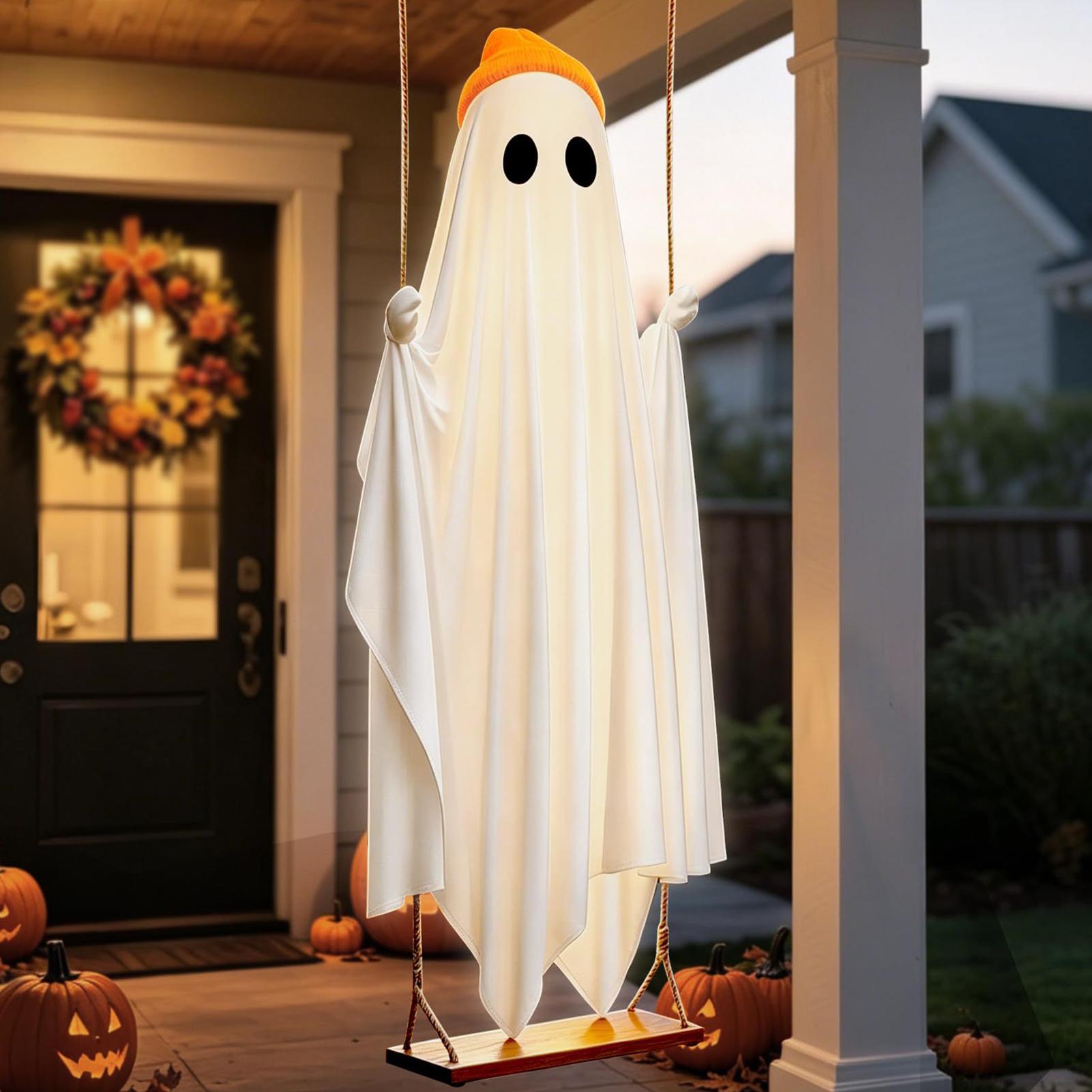 Halloween Ghost Decor With Rem - đánh giá và giá Outdoor Lighting Battery Operated