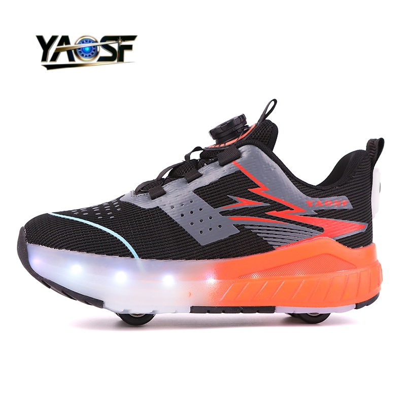 Kids 4-Wheel LED Light Up Shoe - đánh giá và giá Outdoor Lighting Effects