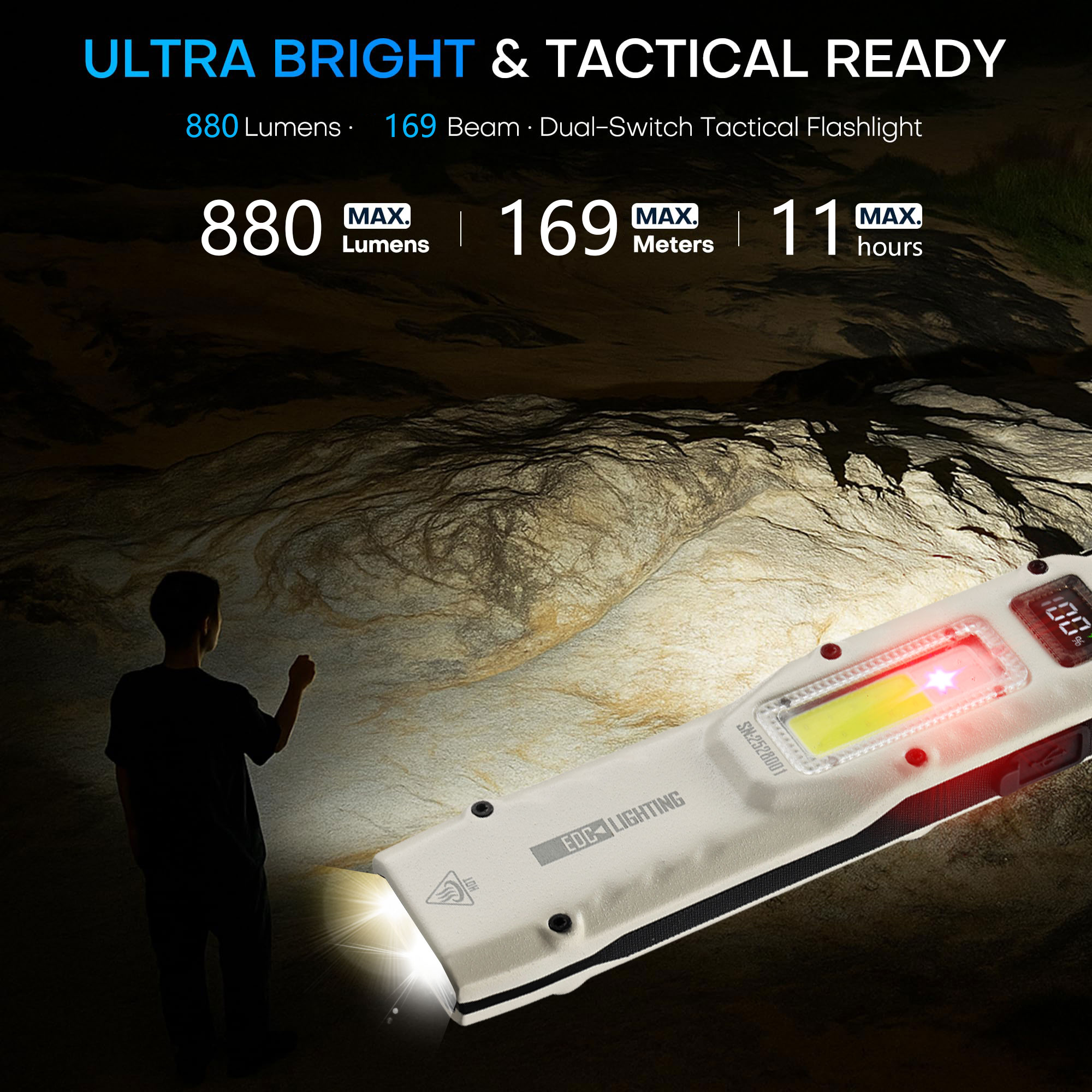 Portable 880LM YEMAO M28 Ultra - đánh giá và giá Outdoor Lighting Beacon