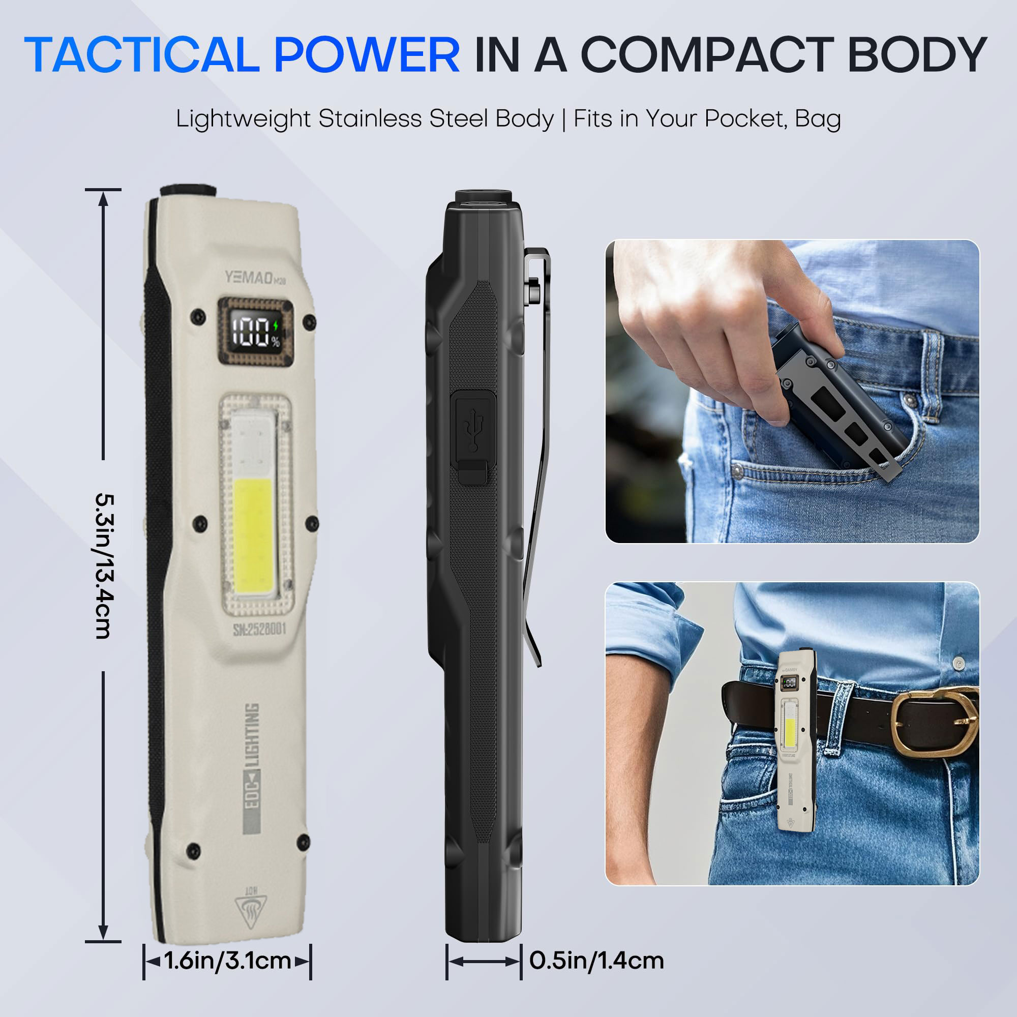 Portable 880LM YEMAO M28 Ultra - đánh giá và giá Outdoor Lighting Beacon