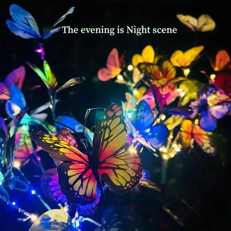 Solar LED Butterfly Garden Lig - đánh giá và giá Outdoor Lighting Effects