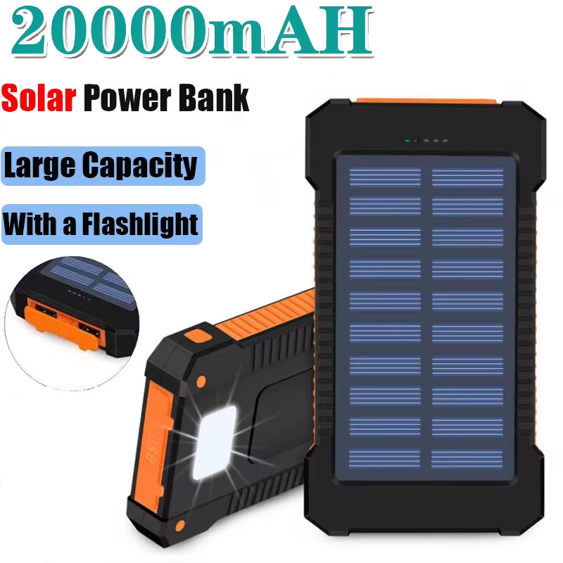 20000mAh Solar Power Bank Larg - đánh giá và giá Outdoor Lighting Battery Operated