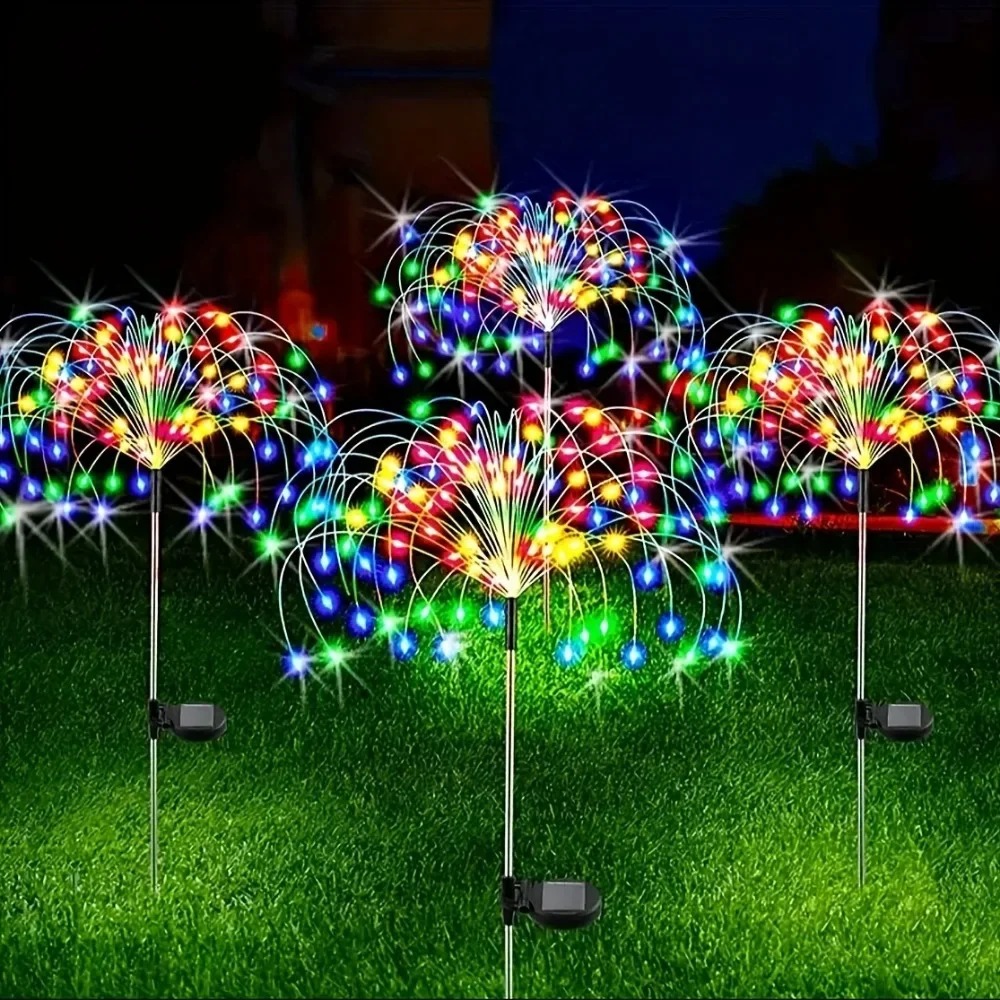 Solar LED Firework Fairy Light - đánh giá và giá Outdoor Lighting Effects