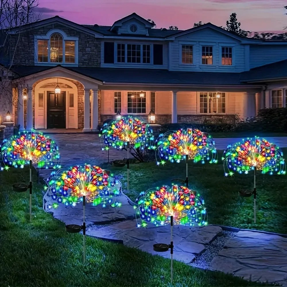 Solar LED Firework Fairy Light - đánh giá và giá Outdoor Lighting Effects