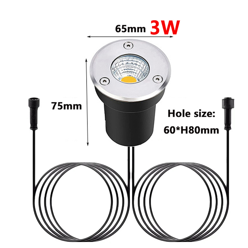 12V LED In-ground Light IP67 W - đánh giá và giá Ground Light Recessed