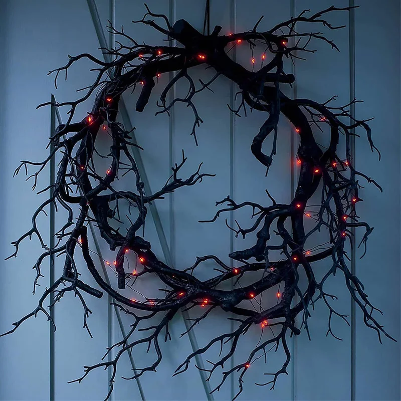 Halloween Decoration Wreath De - đánh giá và giá Outdoor Lighting Effects