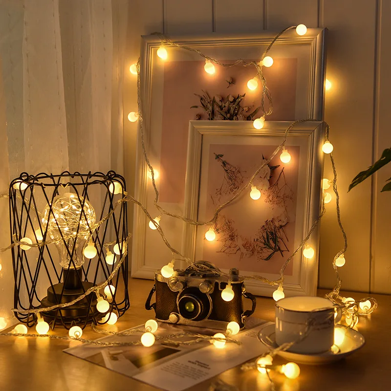 10M USB/Battery Power Ball LED - đánh giá và giá Outdoor Lighting Battery Operated