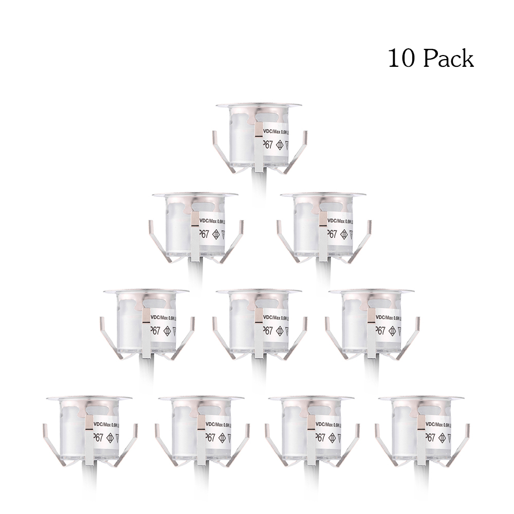 10PCS 32mm LED Deck Lights 0.6 - đánh giá và giá Ground Light Recessed