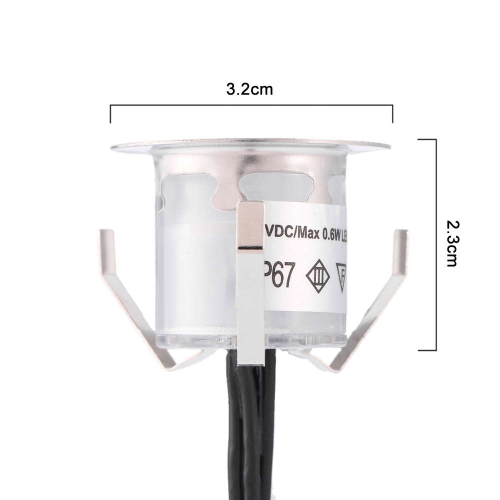 10PCS 32mm LED Deck Lights 0.6 - đánh giá và giá Ground Light Recessed