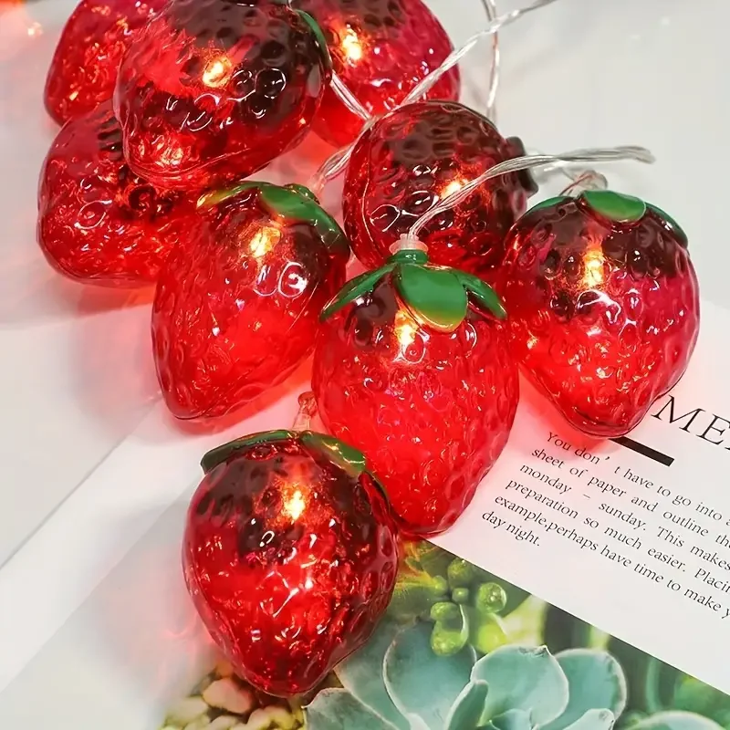 10/20/30/40 LED Strawberry Fai - đánh giá và giá Outdoor Lighting Battery Operated