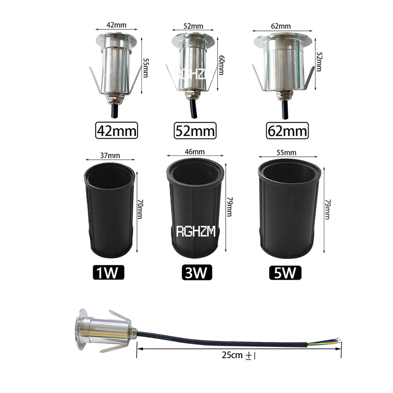 IP67 DC12V Chiếu Sáng Ngoài Tr - đánh giá và giá Ground Light Recessed