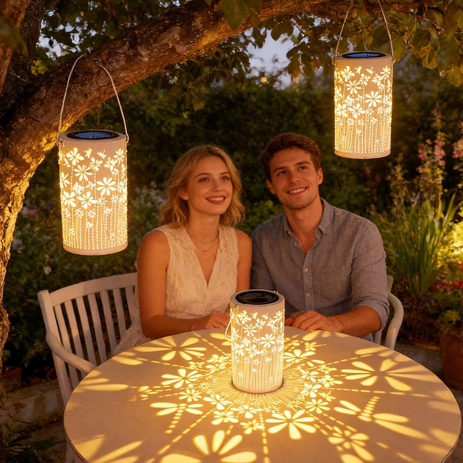 Solar Lanterns Colorful Metal  - đánh giá và giá Outdoor Lighting House