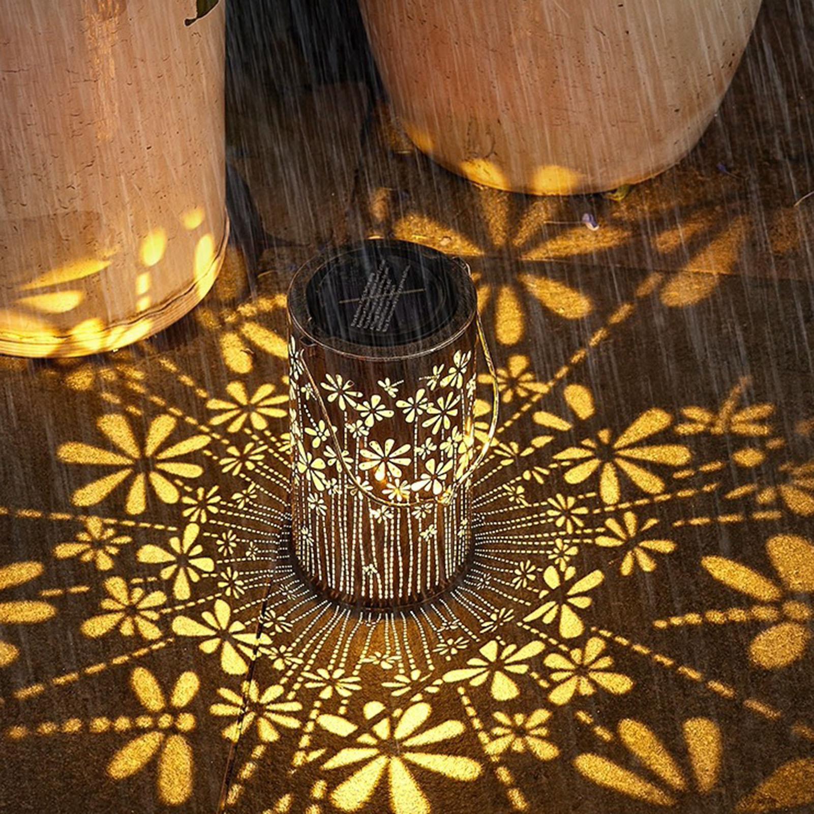 Solar Lanterns Colorful Metal  - đánh giá và giá Outdoor Lighting House