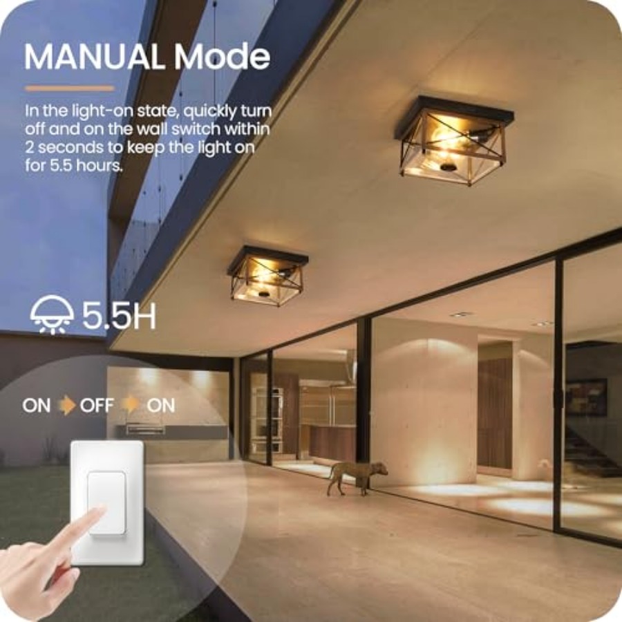 Outdoor Ceiling Light with Mot - đánh giá và giá Outdoor Lighting Motion Sensor