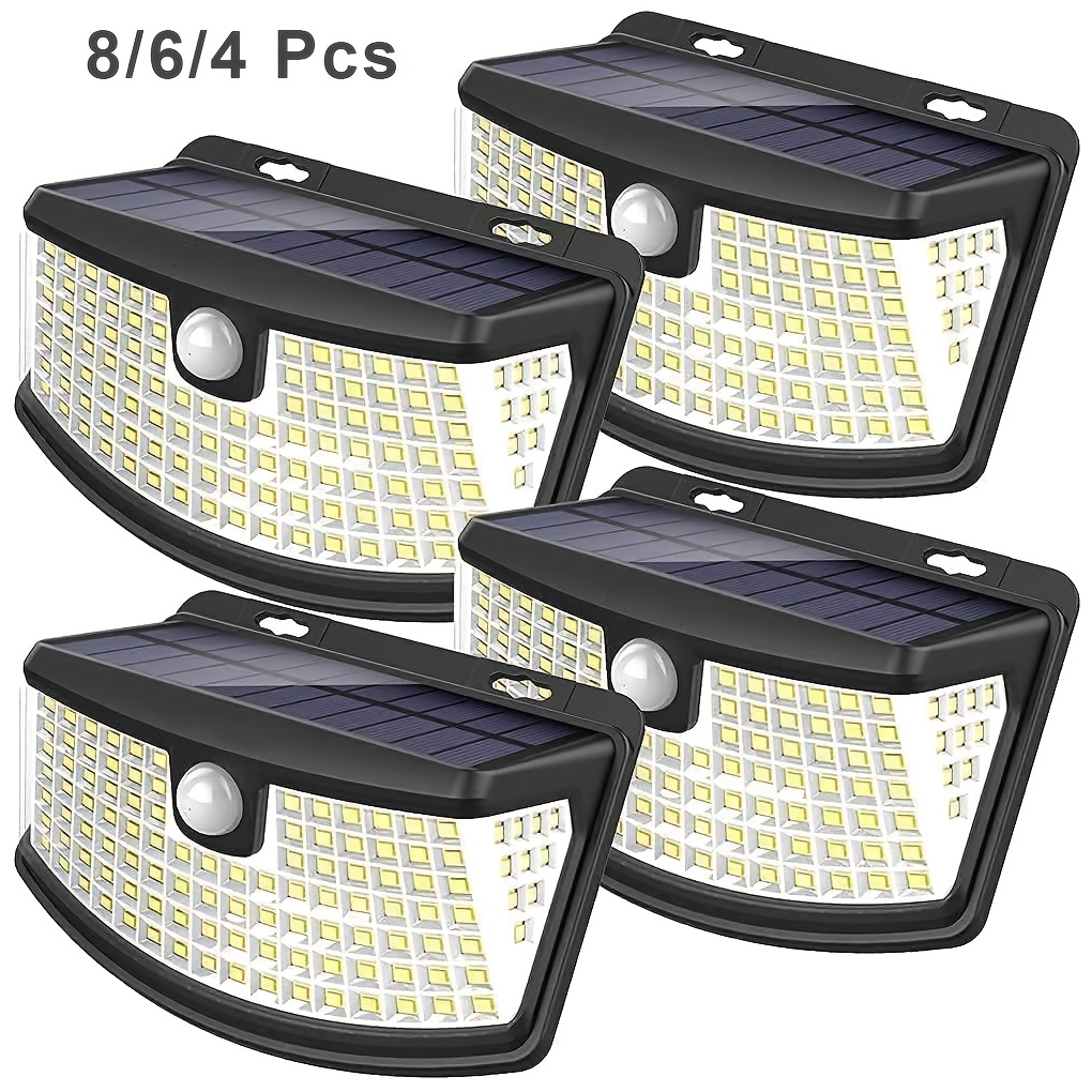 8/6/4 Packs Solar Motion Senso - đánh giá và giá Outdoor Lighting Motion Sensor