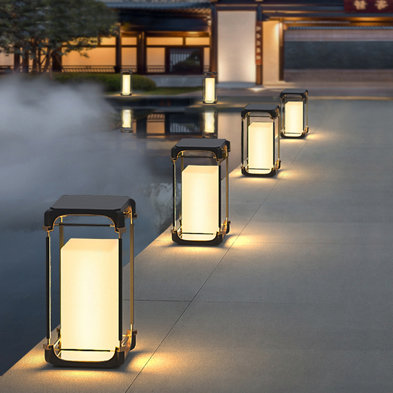 Luminous Floor Lamp Courtyard  - đánh giá và giá Outdoor Lighting Garden