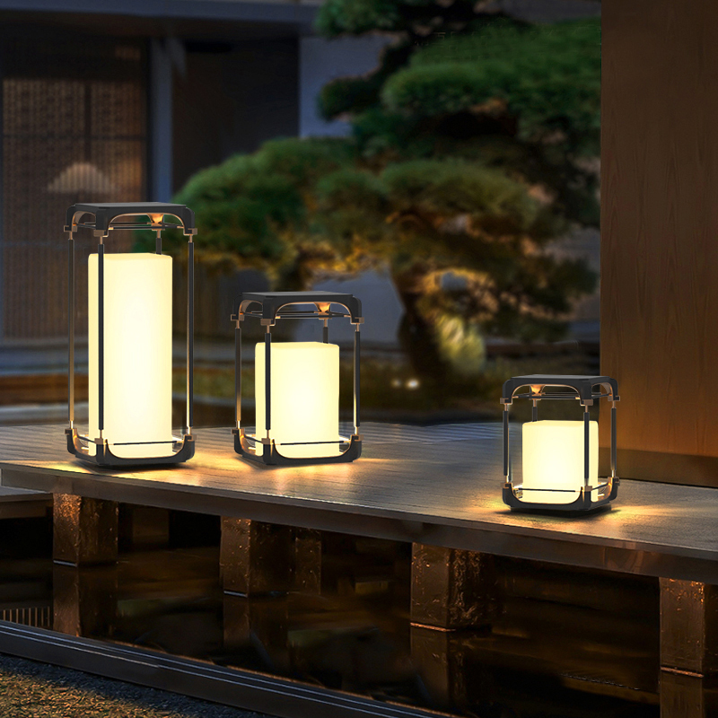 Luminous Floor Lamp Courtyard  - đánh giá và giá Outdoor Lighting Garden
