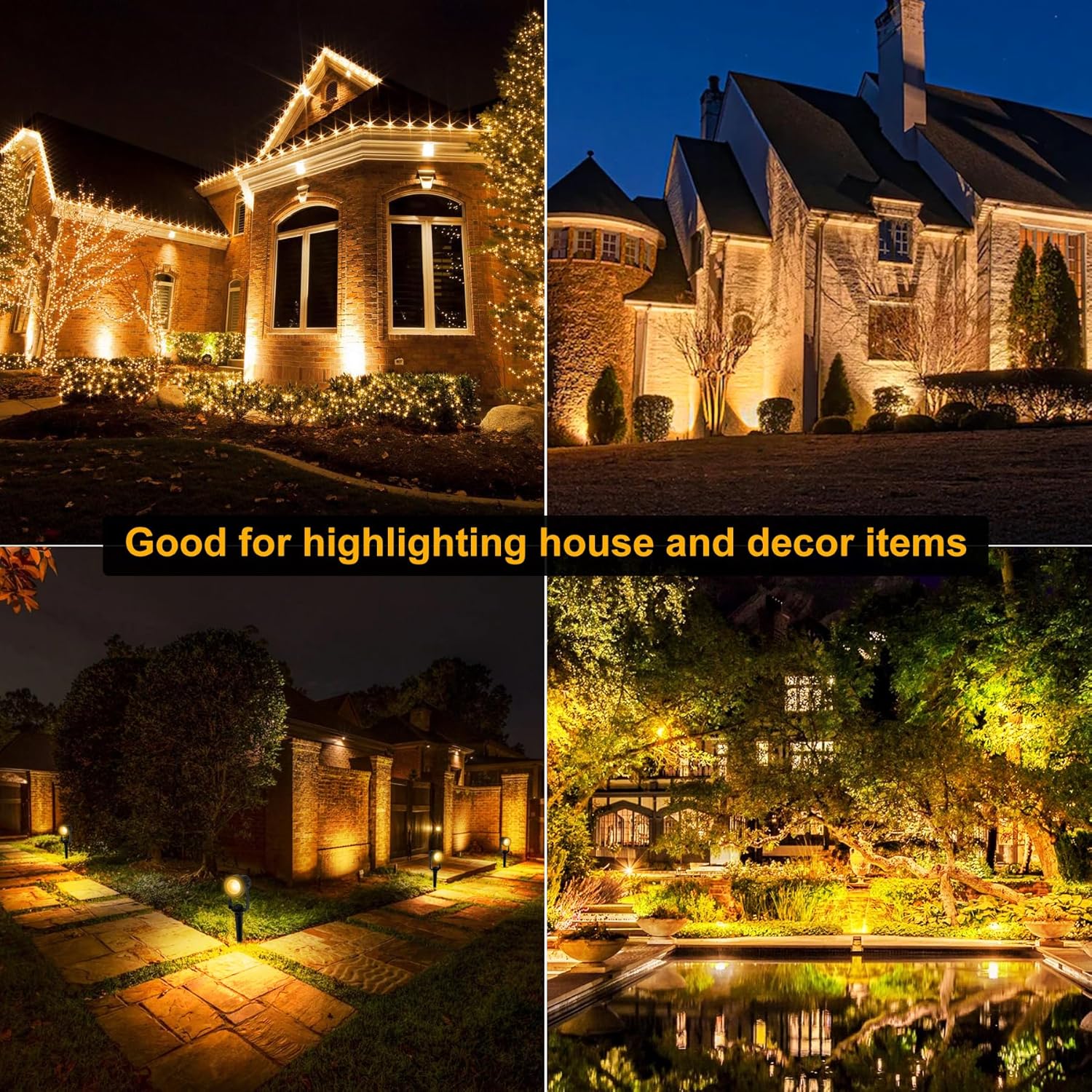 4/6/8LEDS 3000K Outdoor Spotli - đánh giá và giá Outdoor Lighting Voltage