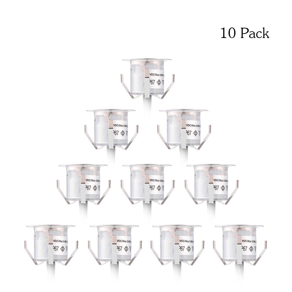10PCS 32mm LED Deck Lights 0.6 - đánh giá và giá Ground Light Recessed