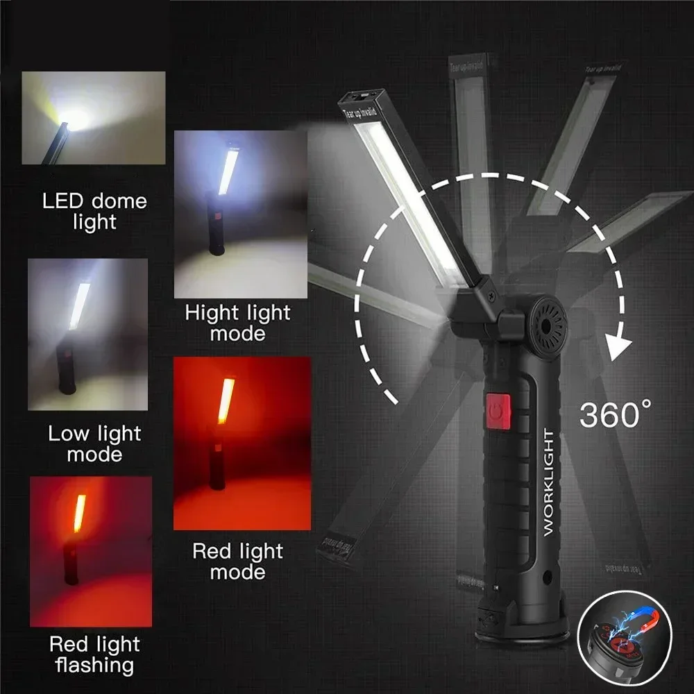 LED COB Flashlight USB Recharg - đánh giá và giá Outdoor Lighting Beacon
