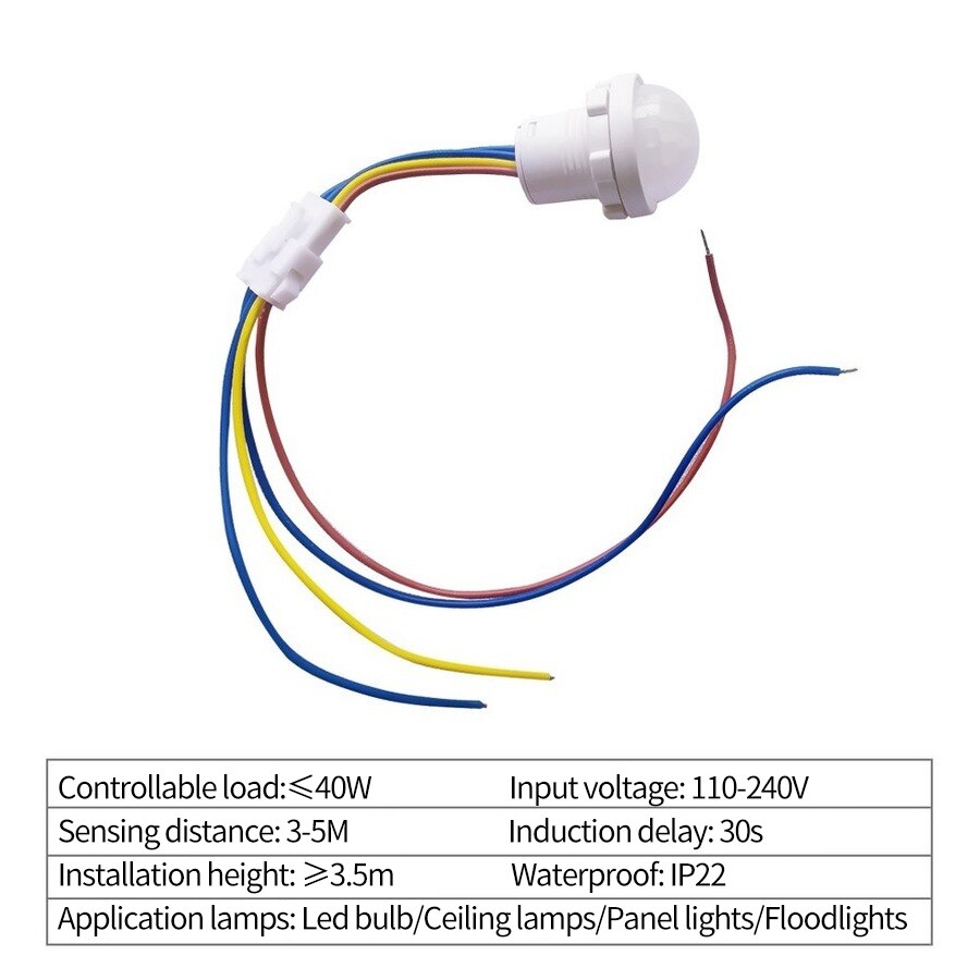 PIR Motion Sensor Detector Sma - đánh giá và giá Outdoor Lighting Motion Sensor