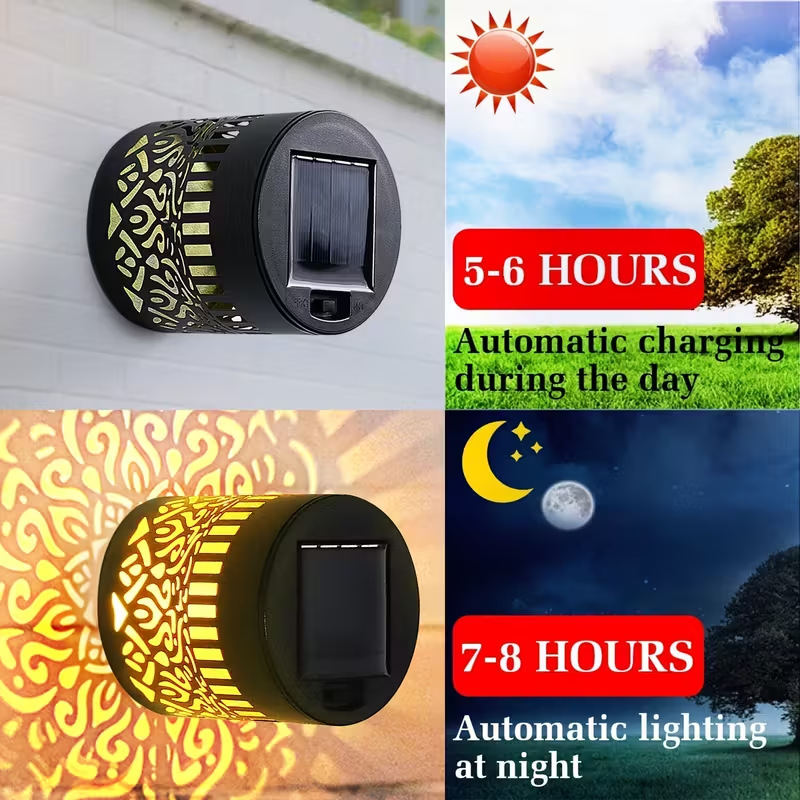 Solar LED Wall Light Mandala P - đánh giá và giá Outdoor Lighting Beacon