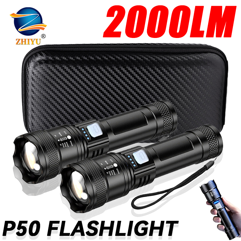 Tactical LED Flashlight 2000LM - đánh giá và giá Outdoor Lighting Beacon