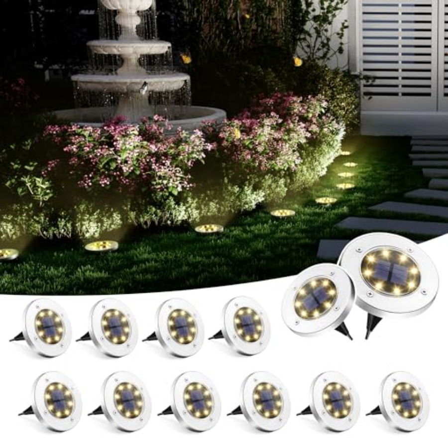 Solar Ground Lights Solar Ligh - đánh giá và giá Outdoor Lighting Garden