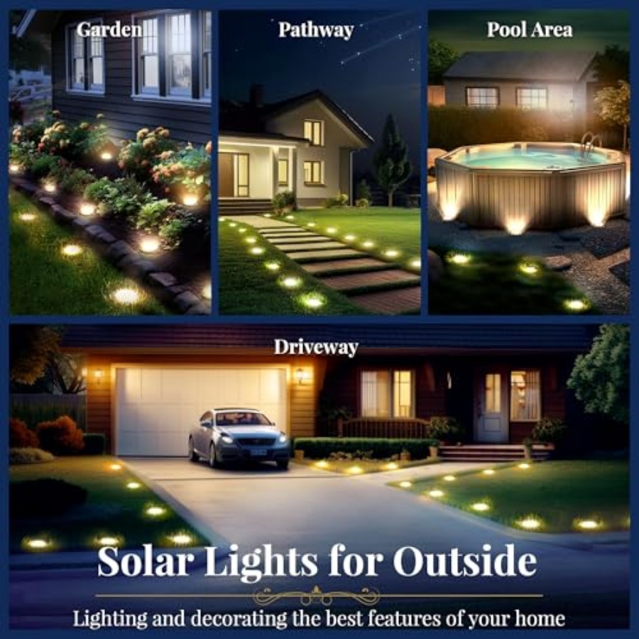 Solar Ground Lights Solar Ligh - đánh giá và giá Outdoor Lighting Garden