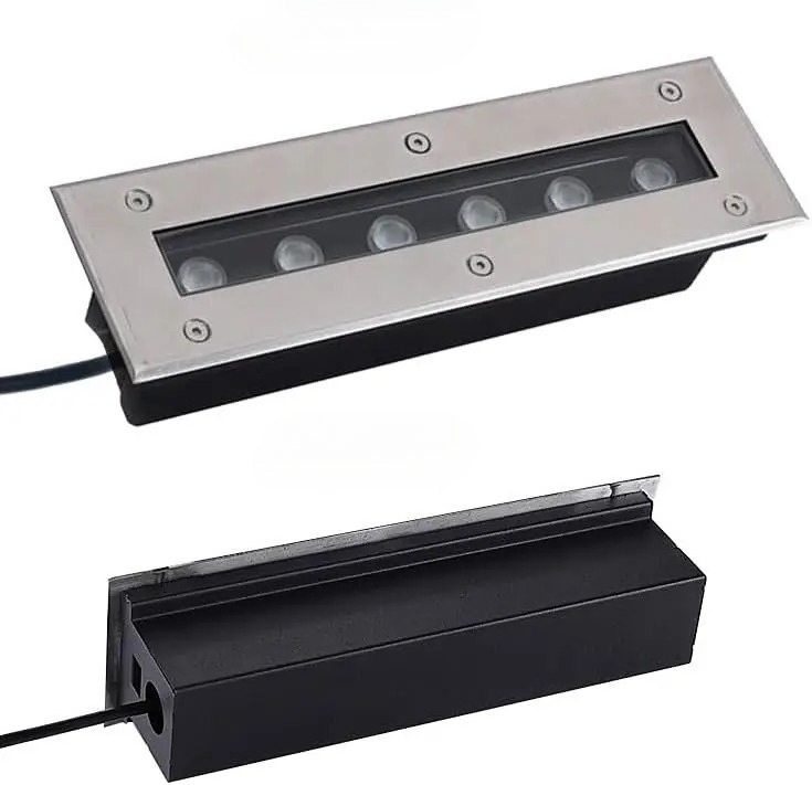 IP67 Waterproof Rectangular Li - đánh giá và giá Ground Light Recessed