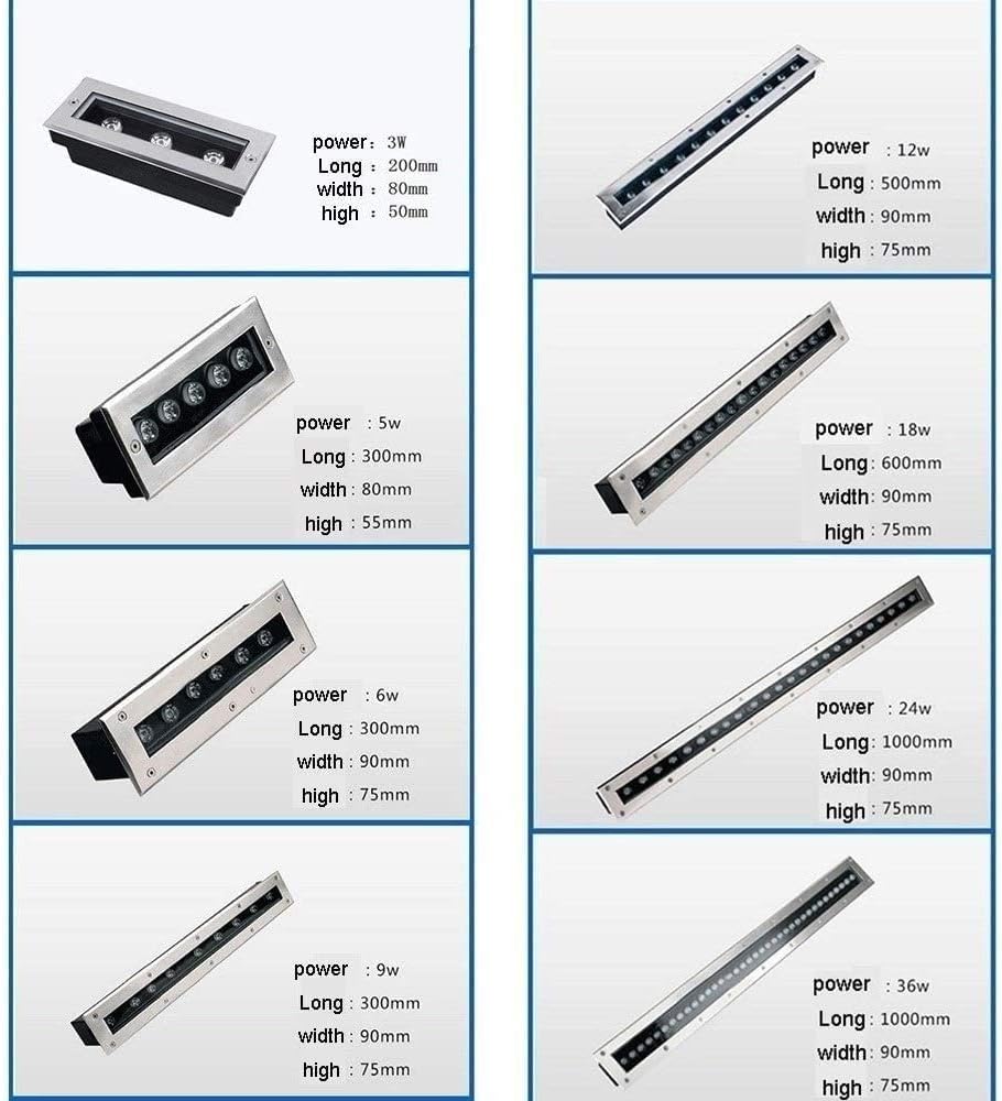 IP67 Waterproof Rectangular Li - đánh giá và giá Ground Light Recessed